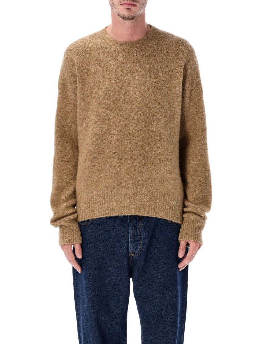 Ami Paris Ami Alpaca Blend Crewneck Sweater