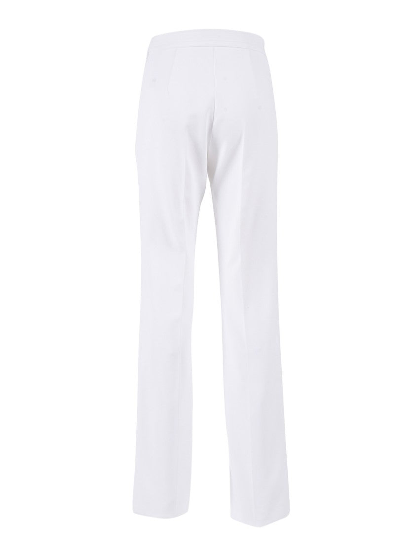 Elisabetta Franchi High Waisted Tailored Tab Straight-Leg Pants