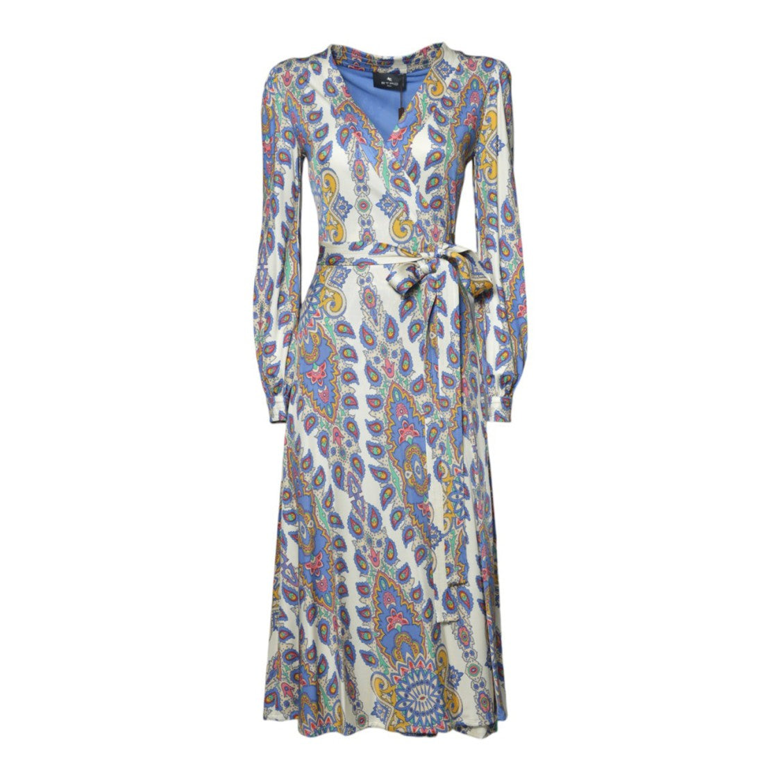 Etro Cream Viscose Midi Dress