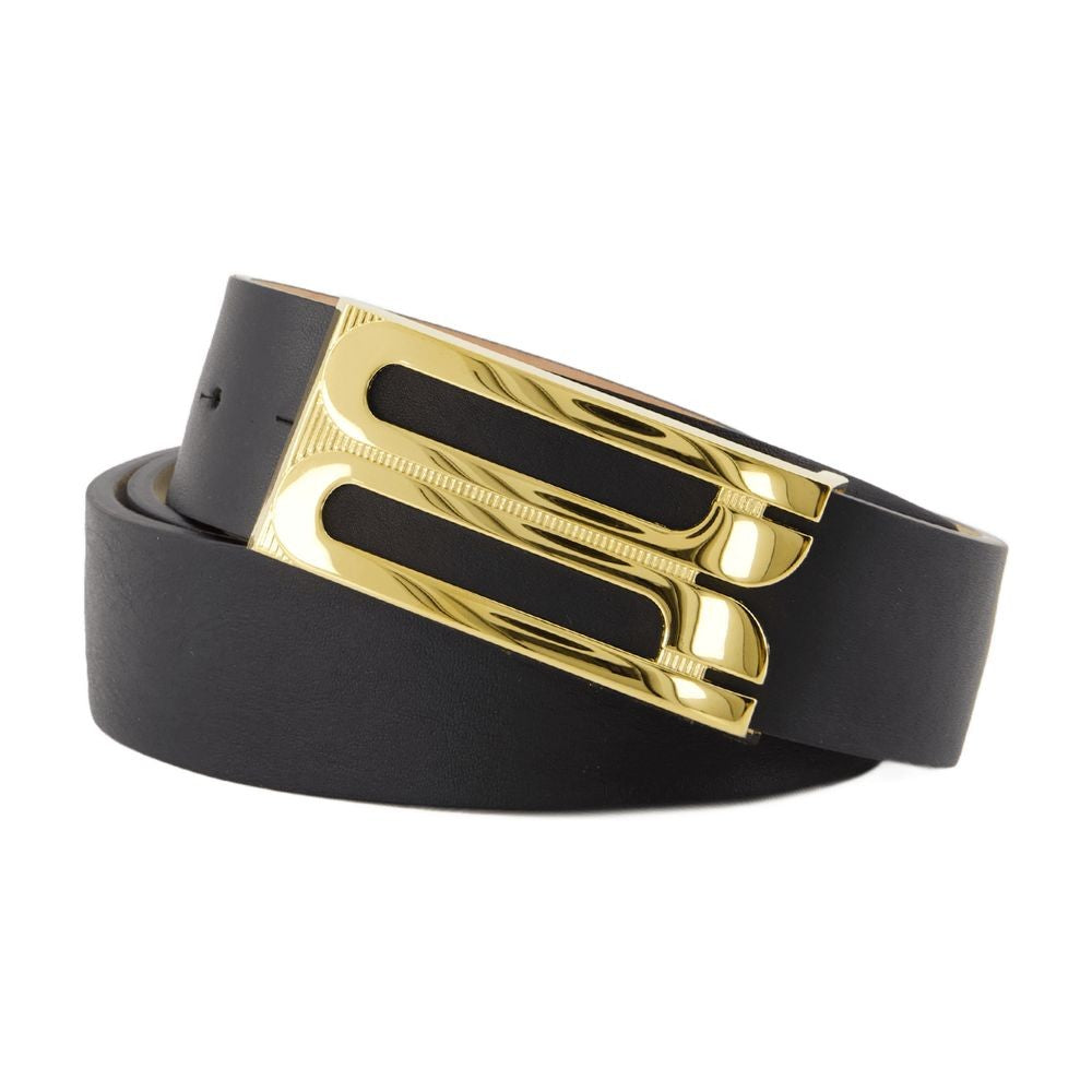Victoria Beckham Jumbo Frame Belt - Leather - Black