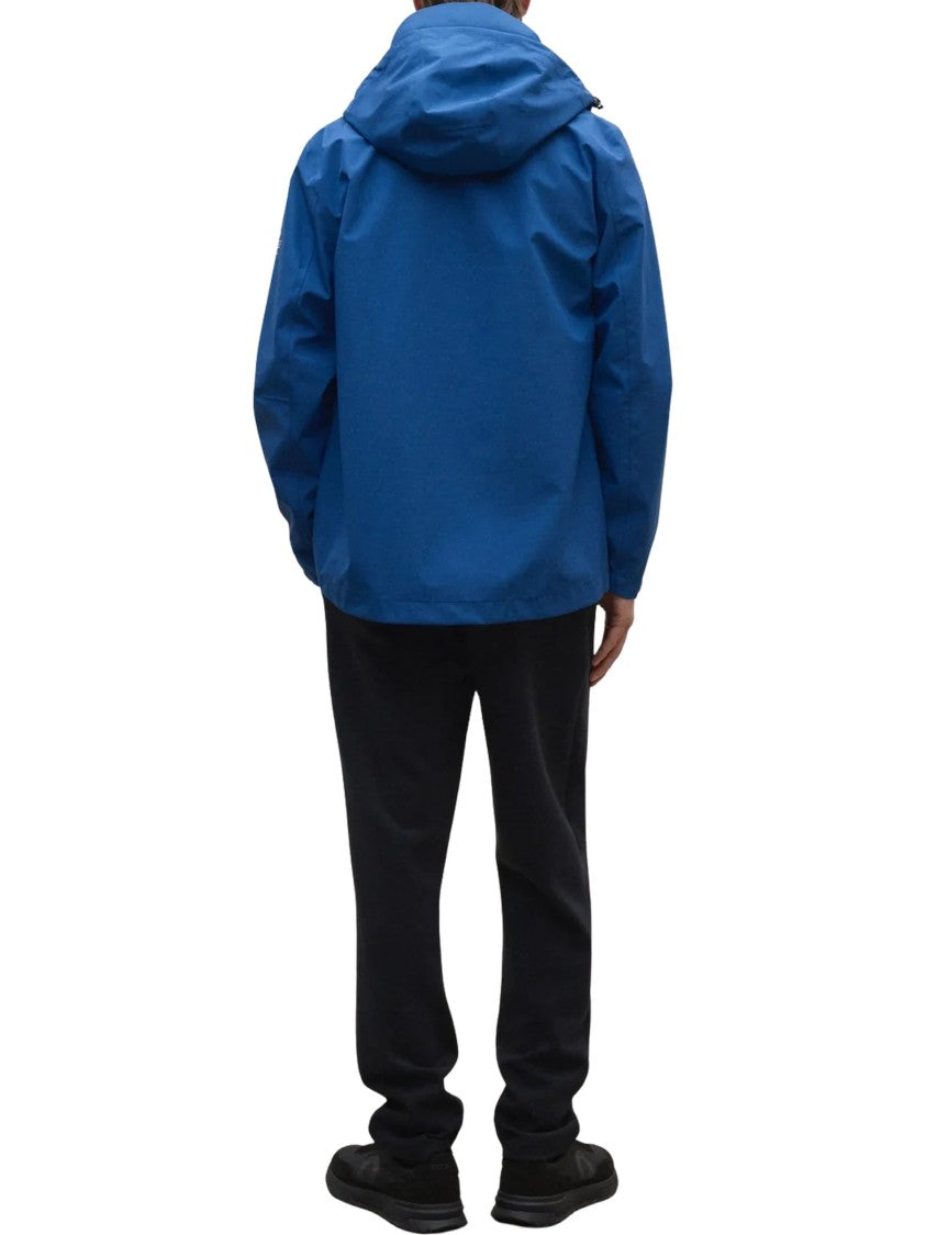 Ecoalf Blue Diluvio Hooded Jacket