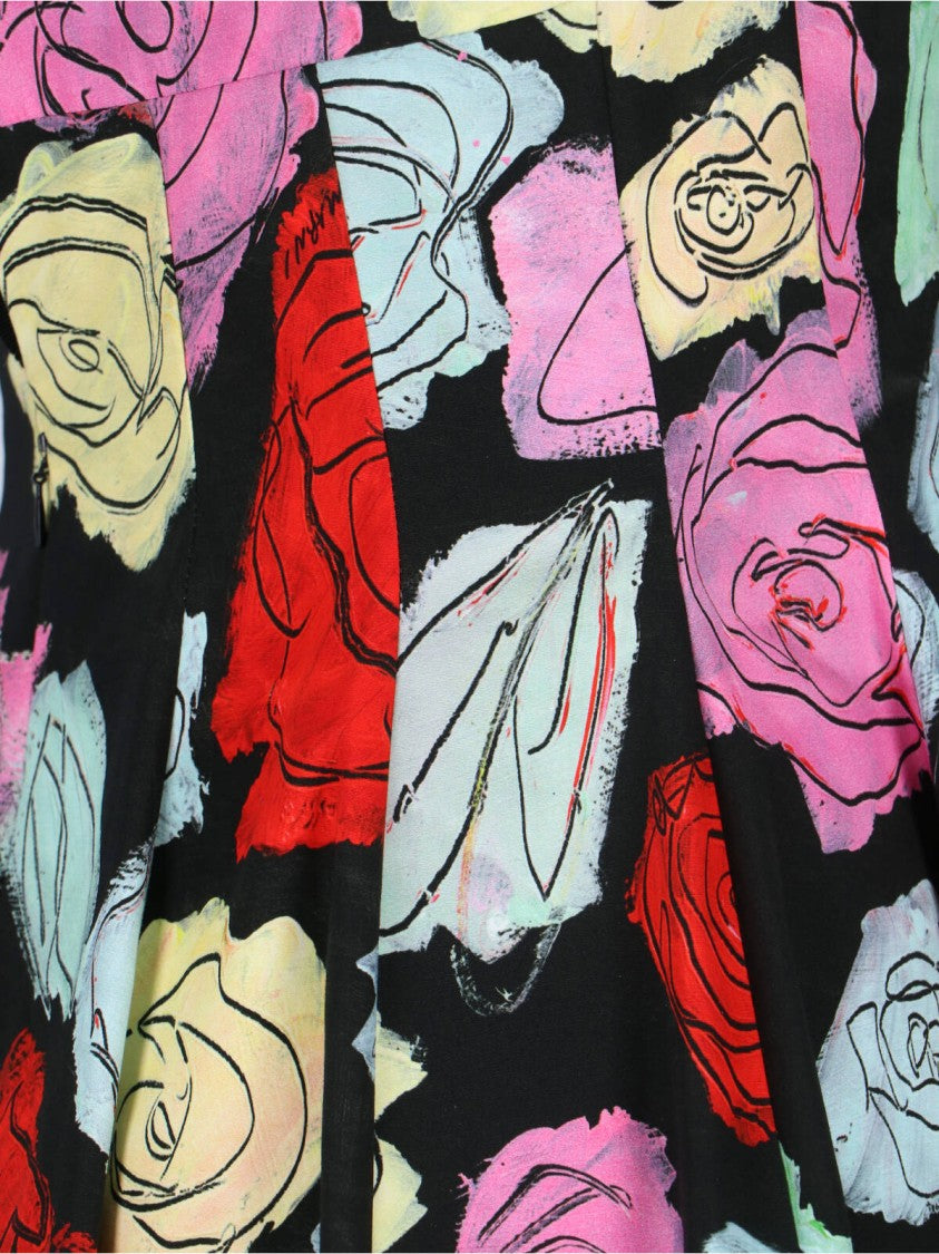 Marni Flared Mini Dress – Black