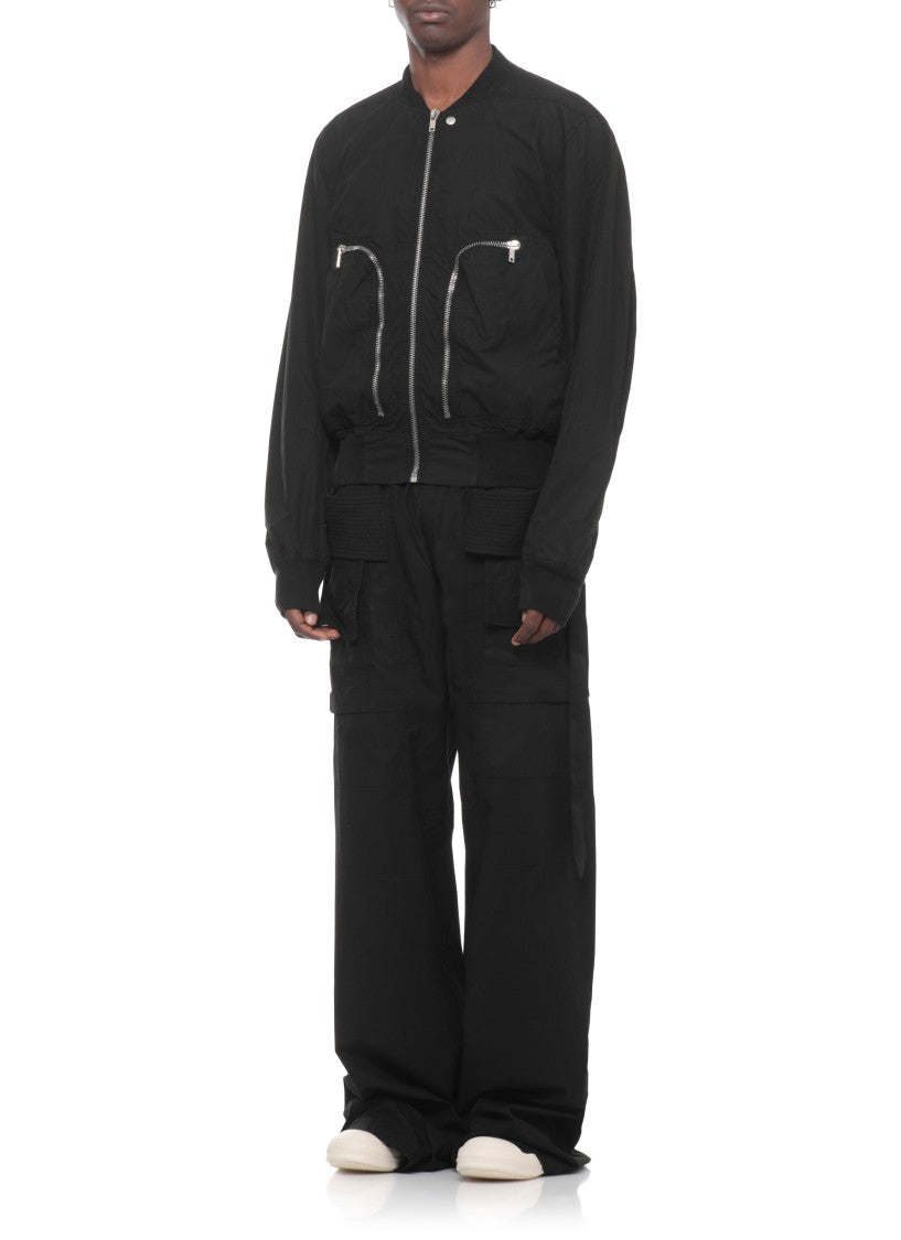 Drkshdw By Rick Owens Black Bauhaus Light Cotton Jacket