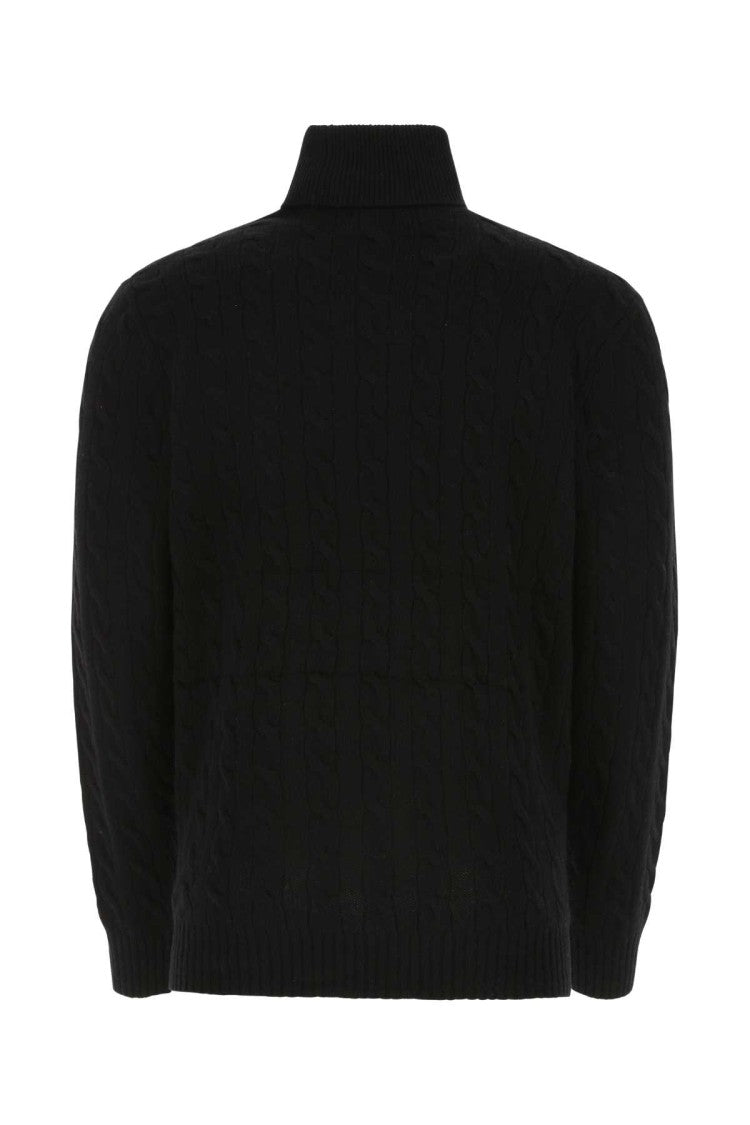 Polo Ralph Lauren Black Wool Blend Sweater