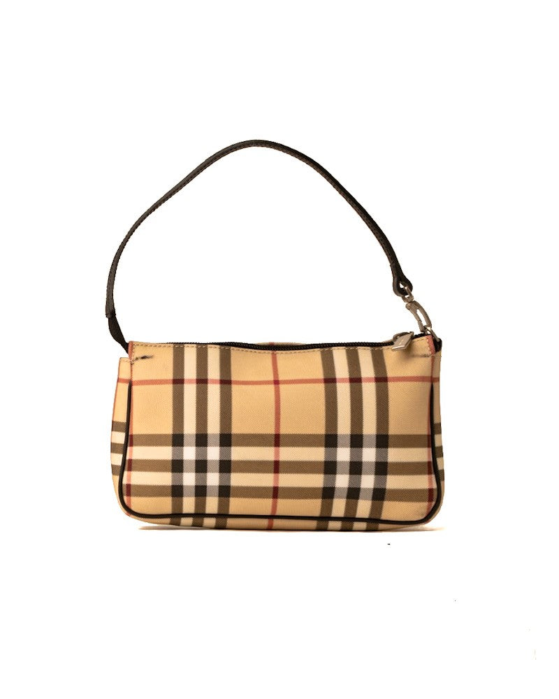 Burberry Small Check Clutch Bag