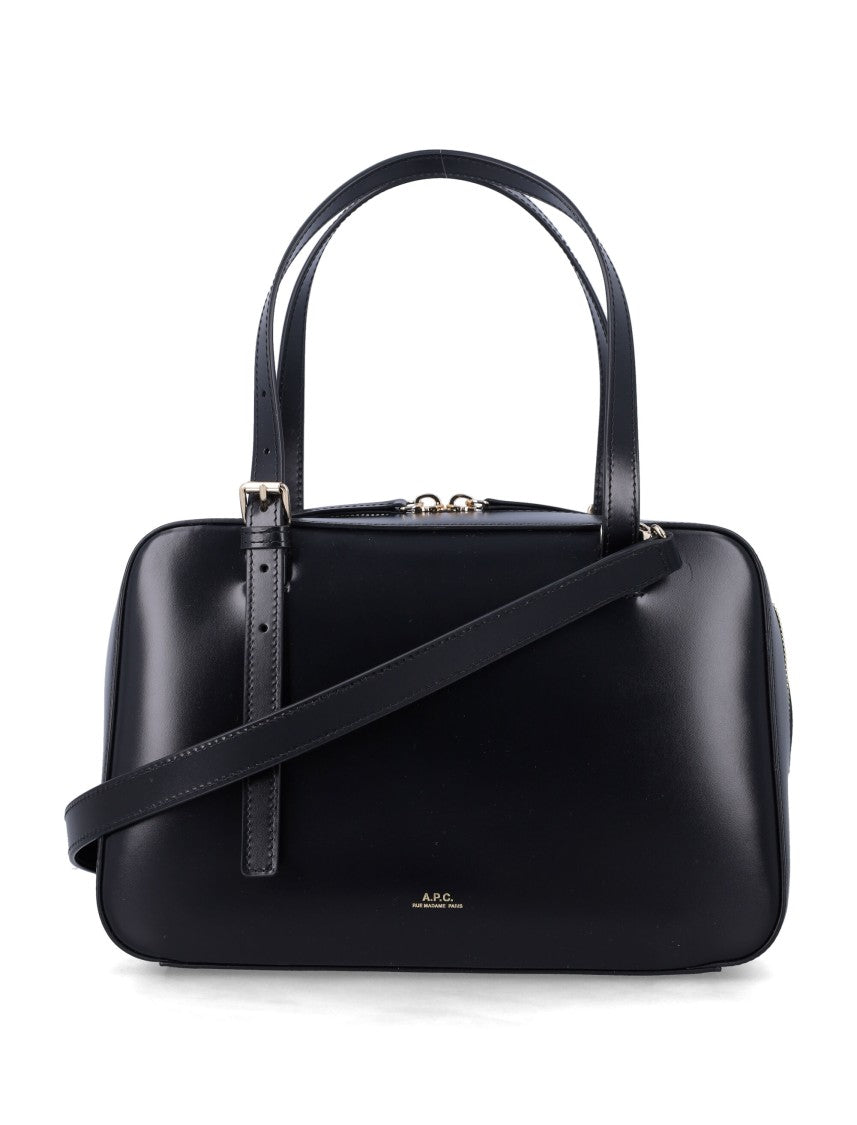 A.P.C. Virginie Leather Box Bag