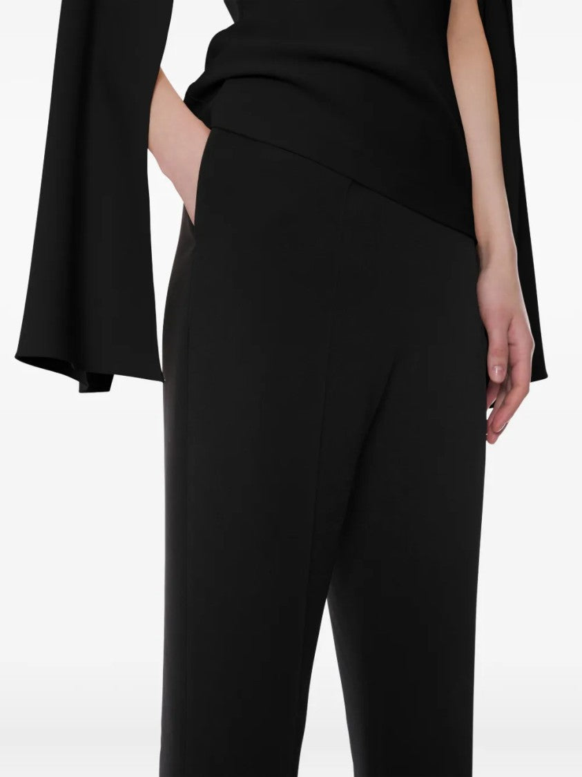 Alberta Ferretti Tailored Straight-Leg Minimalist Design Pants