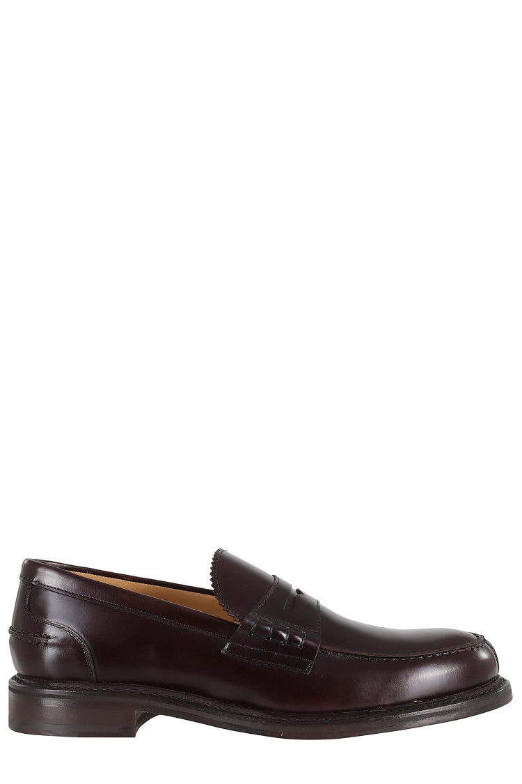 John Spencer Brown Bovine Leather Moccasin