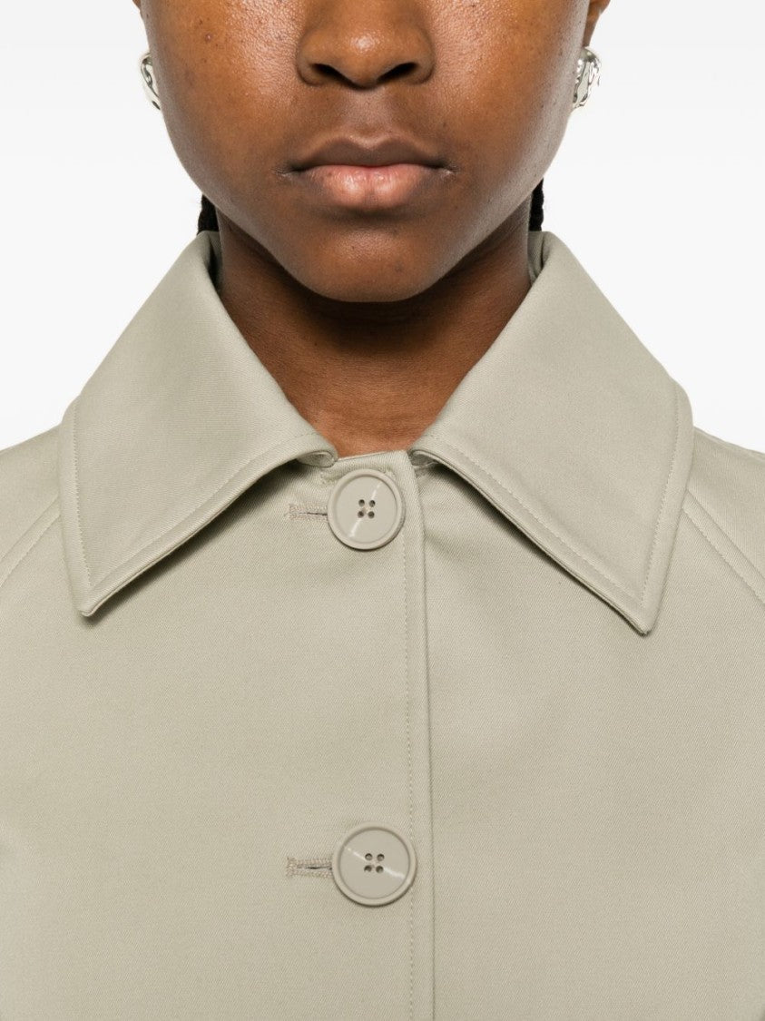 Diesel White Silk And Nylon Zip Jacket