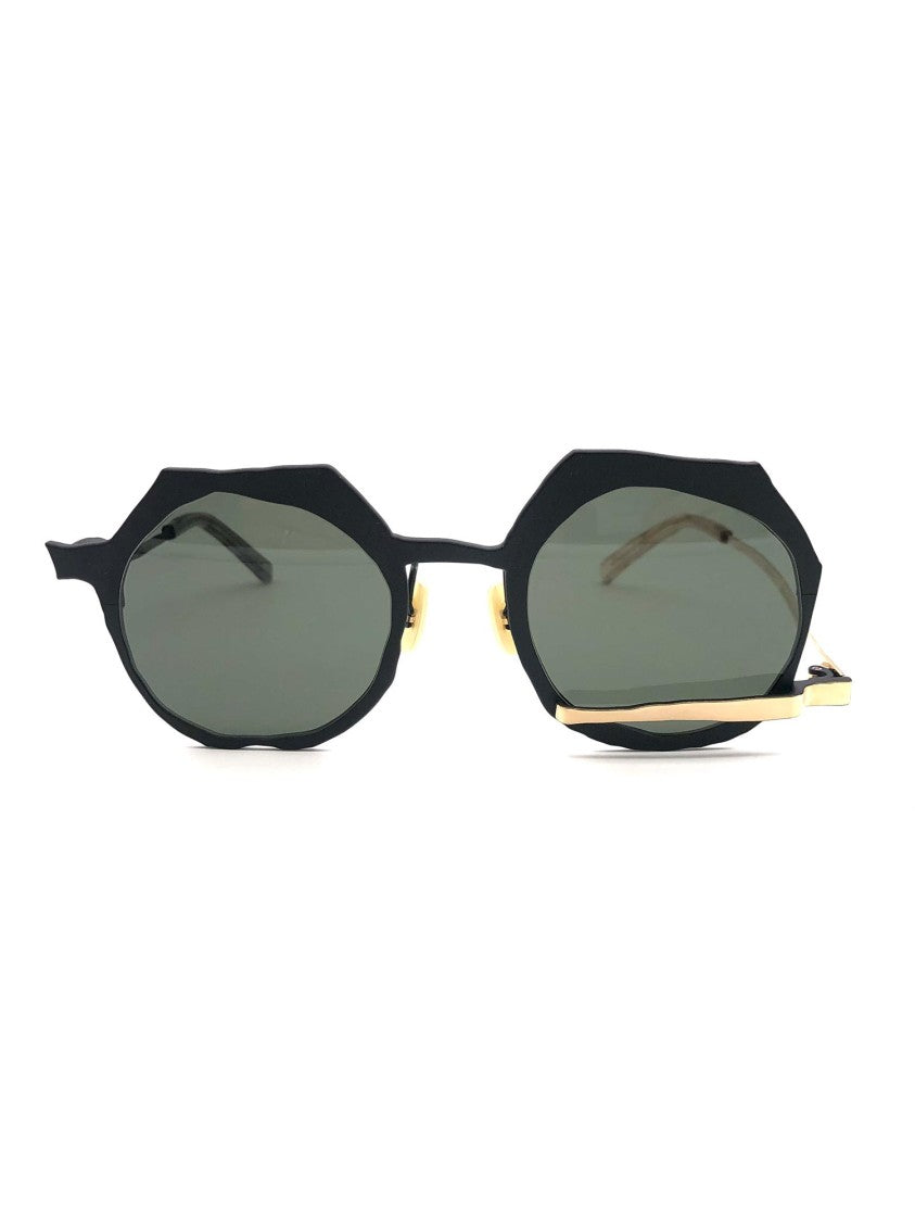 Masahiromaruyama Black Mm/0089 No. 2 Octagonal Sunglasses
