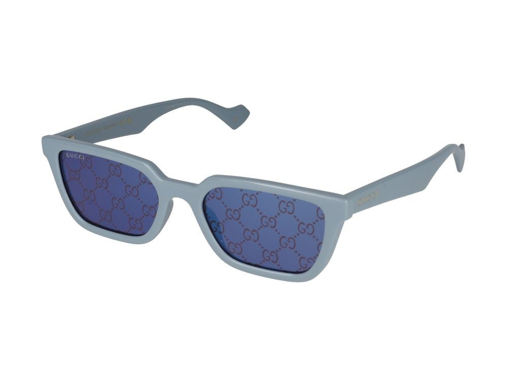 Gucci Light Blue Gg1539s Bold Square Frame Sunglasses