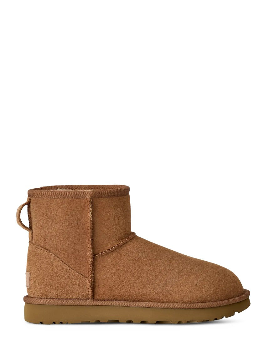 Ugg Ankle-High Suede Boots With Plush Twinface Lining