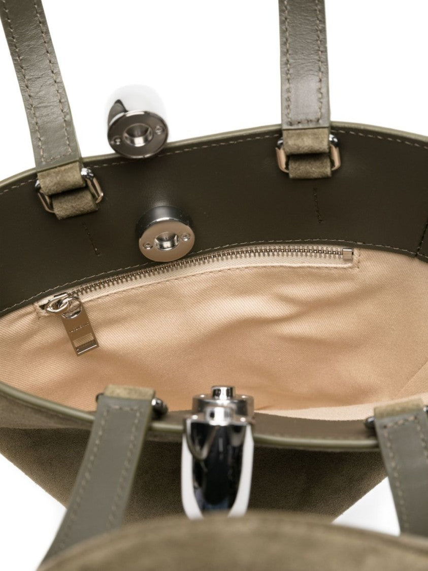 Jacquemus Trapezoidal Handbag In Soft Vitello Leather