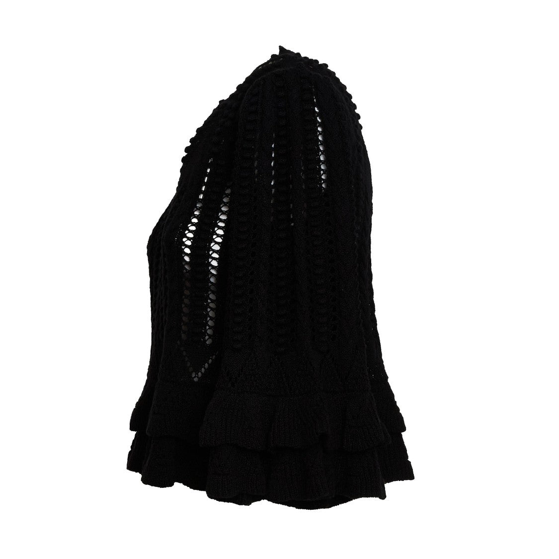 Isabel Marant Norma Frilly Open Work Sweater