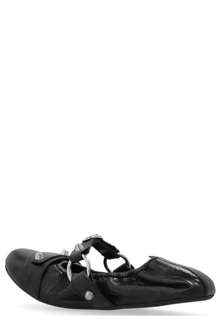 Balenciaga Minimalist Black Sandals With Understated Design