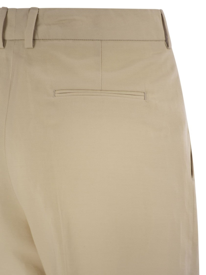 Pt Torino Anna - Cotton And Linen Trousers