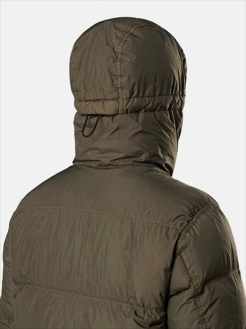 Stone Island Quilted Casual Jacket With Hood