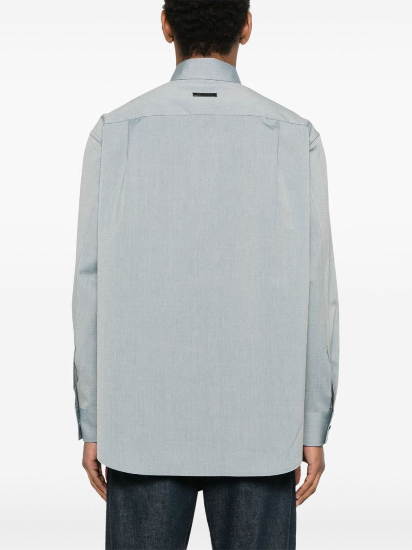 Fear Of God Melange Cotton And Wool Blend Shirt