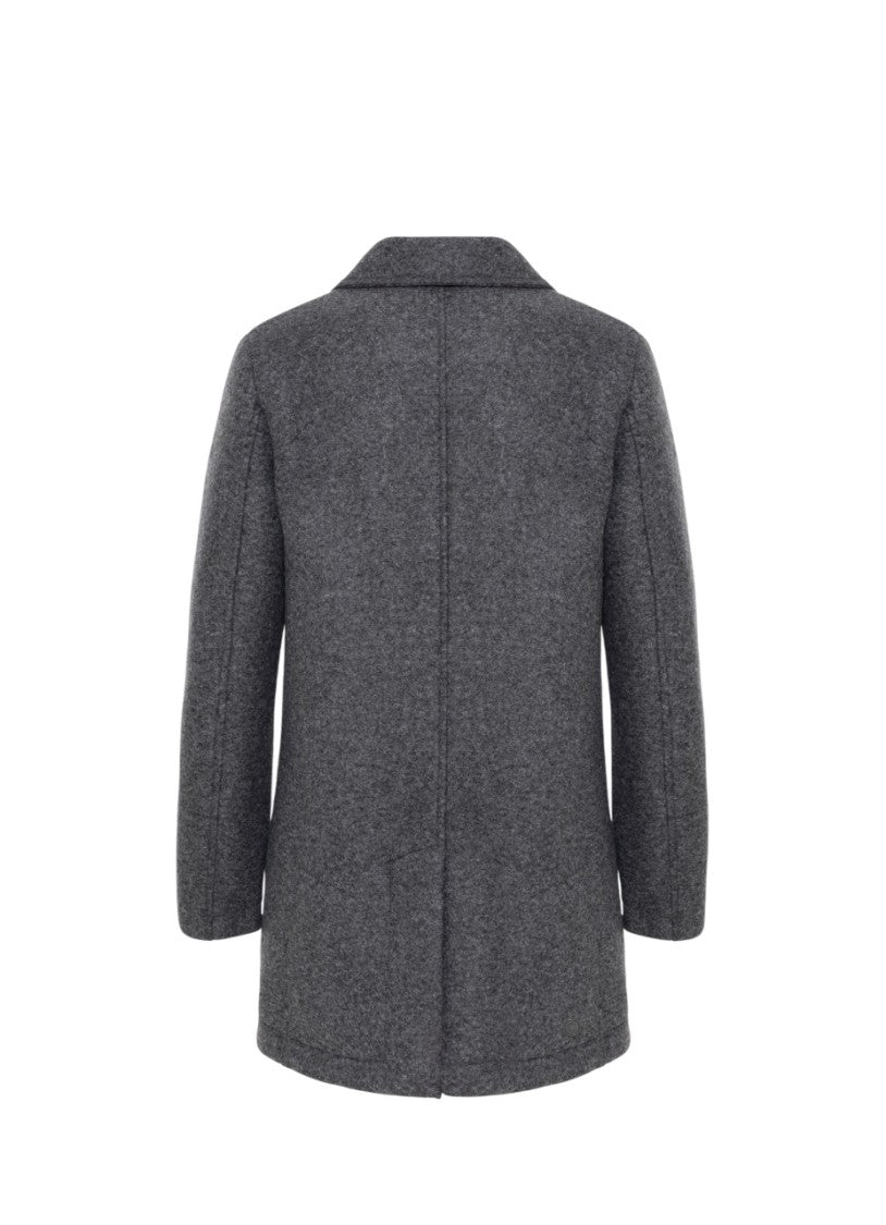 Colmar Originals Gray Melange Wool Blend Coat
