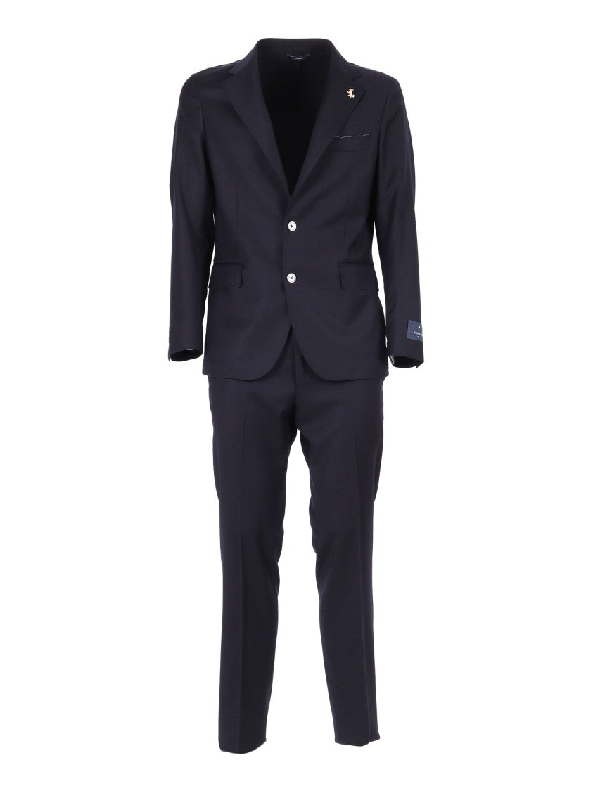 Tombolini Zero Gravity Tailored Suit In Soft Lambswool Blend