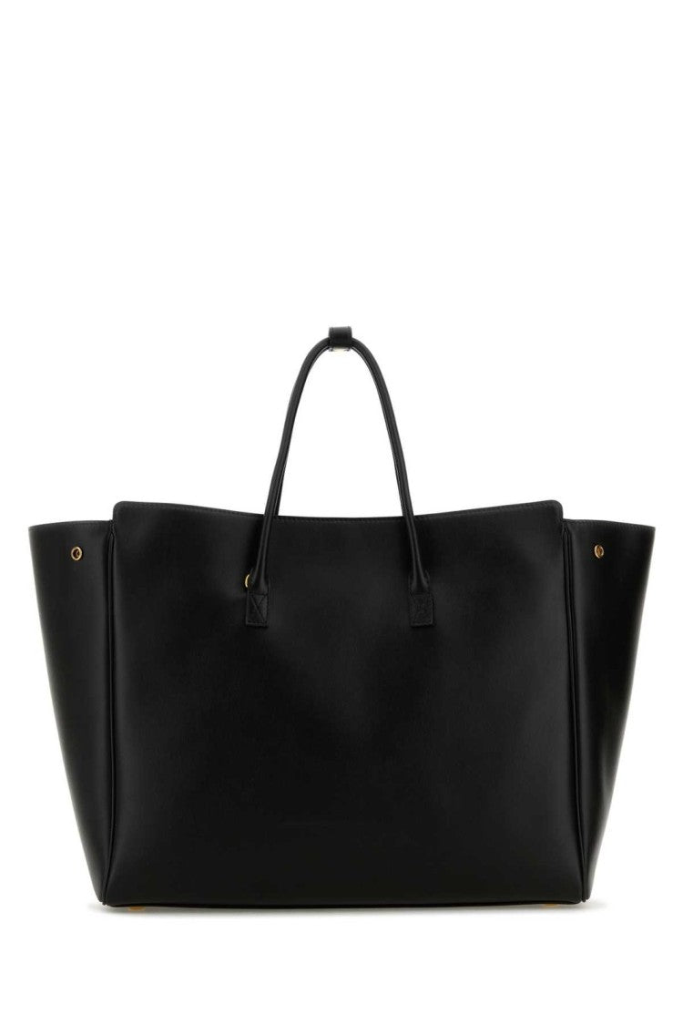 Balenciaga Structured Black Bag With Minimalist Aesthetic