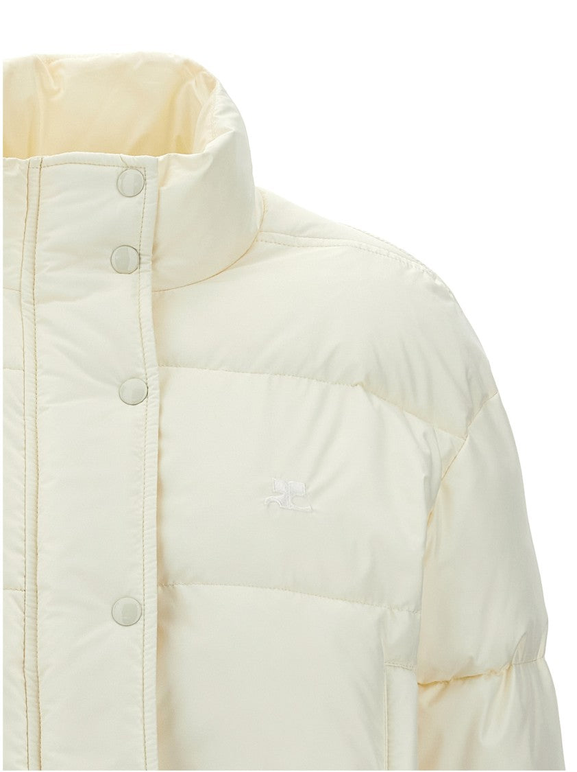 Courrèges 'Ac' Cropped Down Jacket