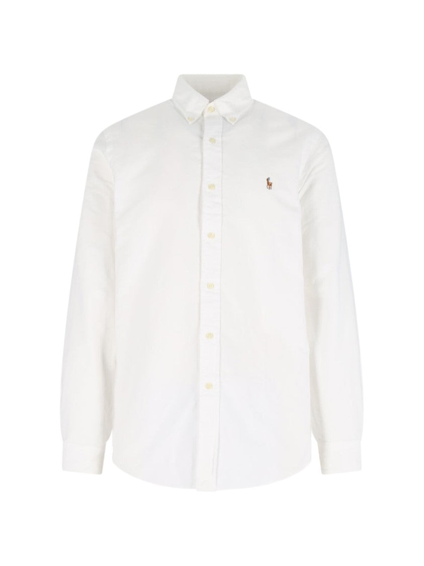 Polo Ralph Lauren Tailored White Button-Down Shirt With Pointed Collar