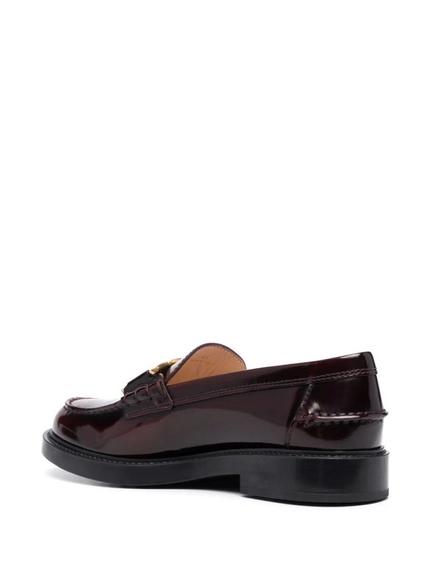Tod's Brown Leather Moccasins