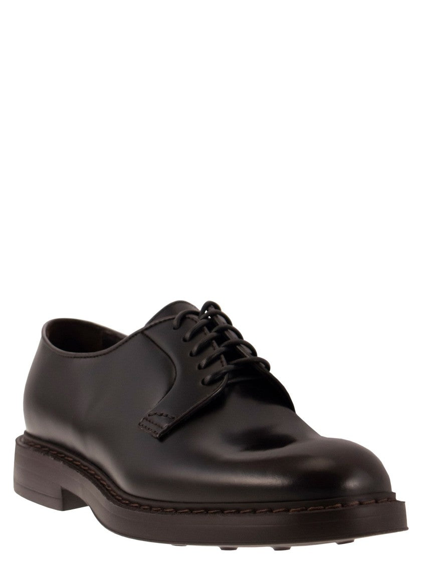Doucal's Leather Derby Lace-Up