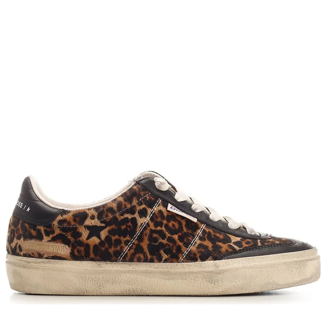 Golden Goose Soul Star Cheetah-Pattern Sneakers