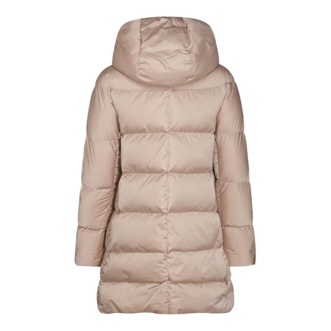 Herno Quilted Puffer Coat With Hood And Full-Length Zipper
