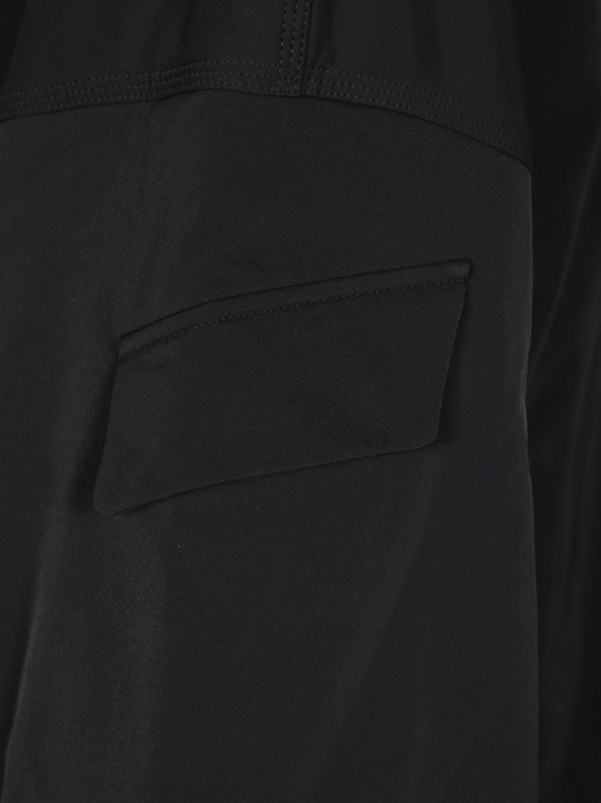 Ganni Oversized Short Bomber Jacket With Minimalist Design