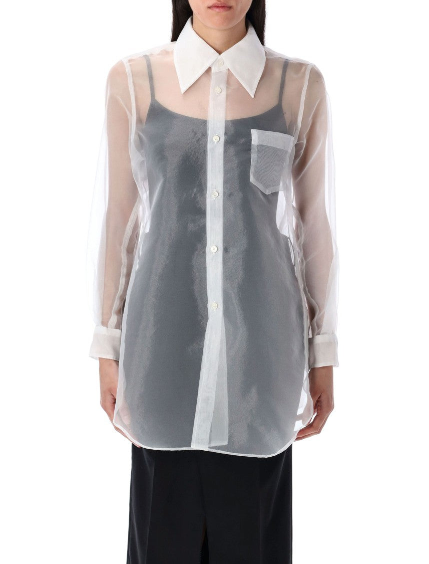 Comme Des Garçons Organza Poly Shirt
