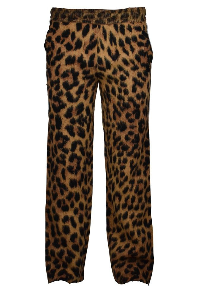 Palm Angels Animal Print Wool Blend Jogging Pants