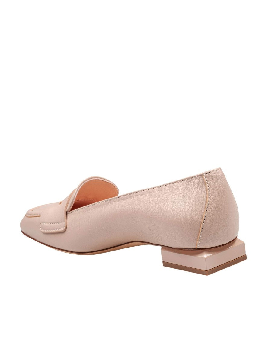 Agl Nude Angie Leather Moccasins