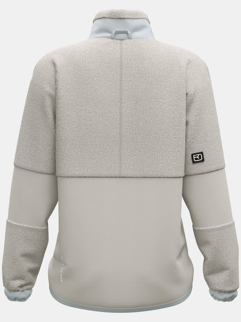 Ortovox Fleece Teddy Textured High Collar Jacket