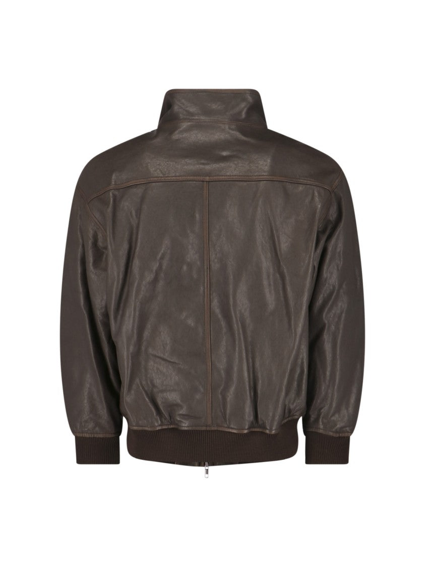 Dunst Lambskin Jacket – Brown