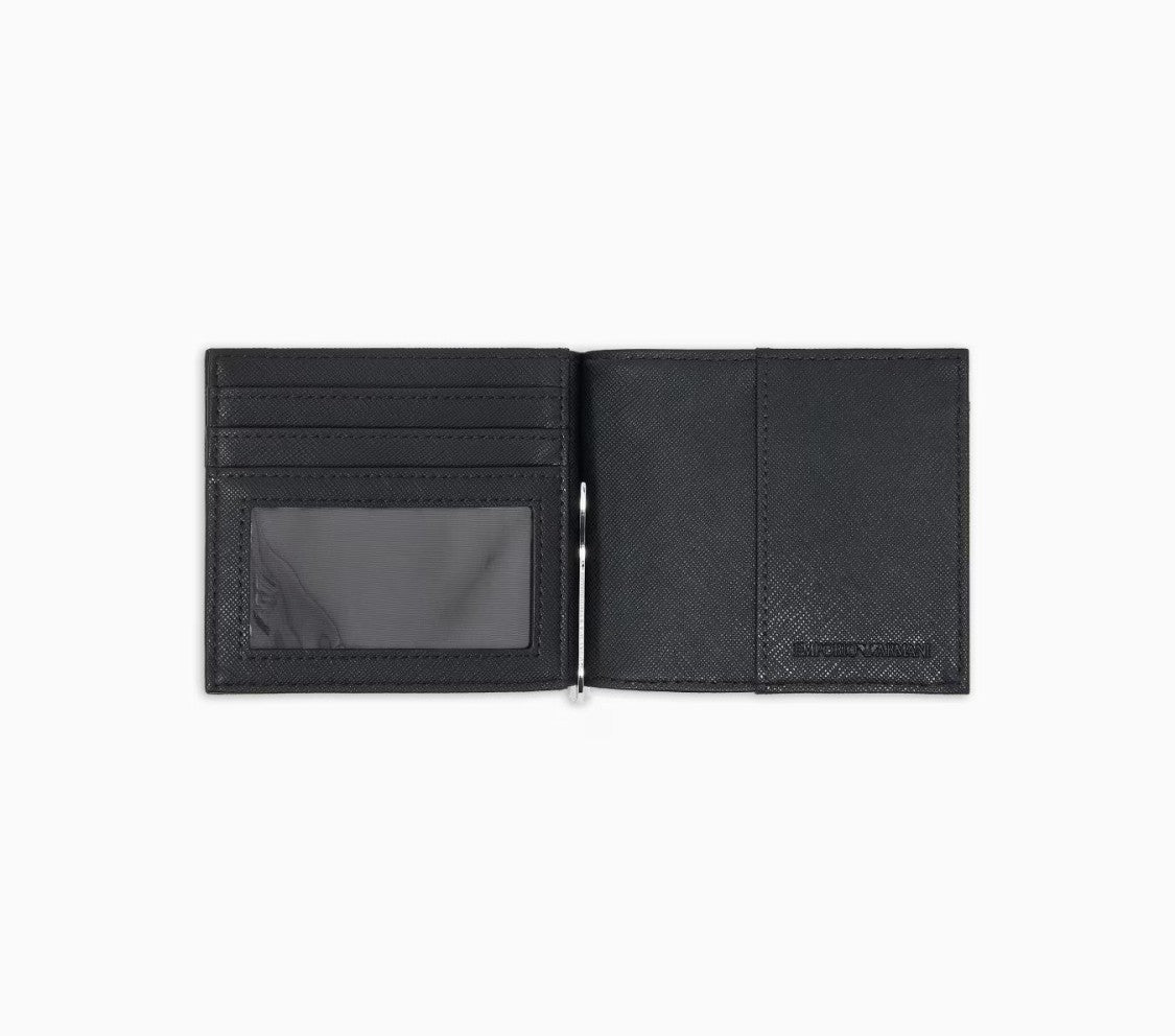 Emporio Armani Bonded Saffiano Leather Wallet