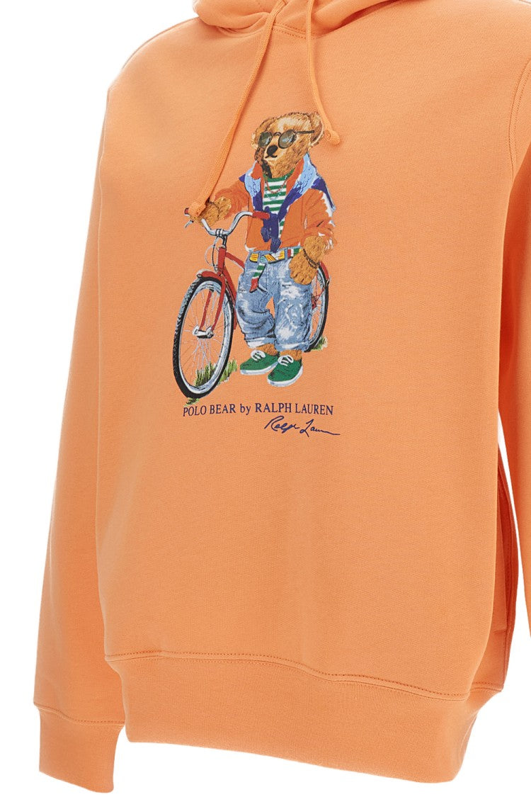 Polo Ralph Lauren Orange Printed Hoodie