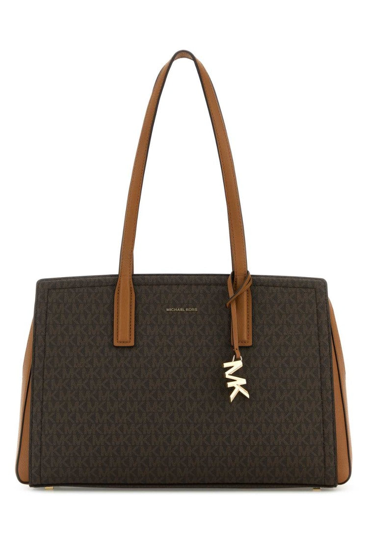 Michael Michael Kors Printed Canvas Medium Laila Shopping Bag