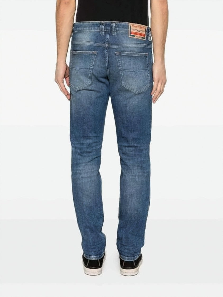 Diesel Straight-Leg Denim Pants With Classic Five-Pocket Design