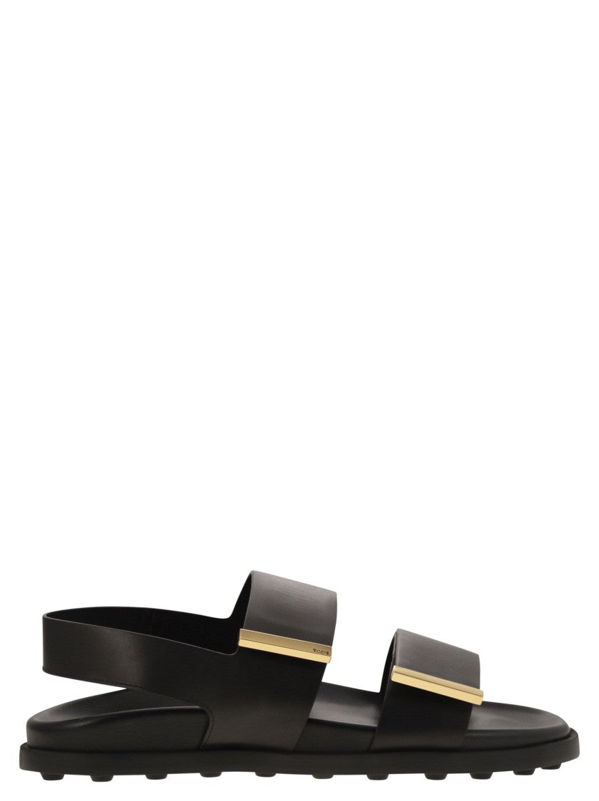 Tod's Sandal With Two Leather Straps