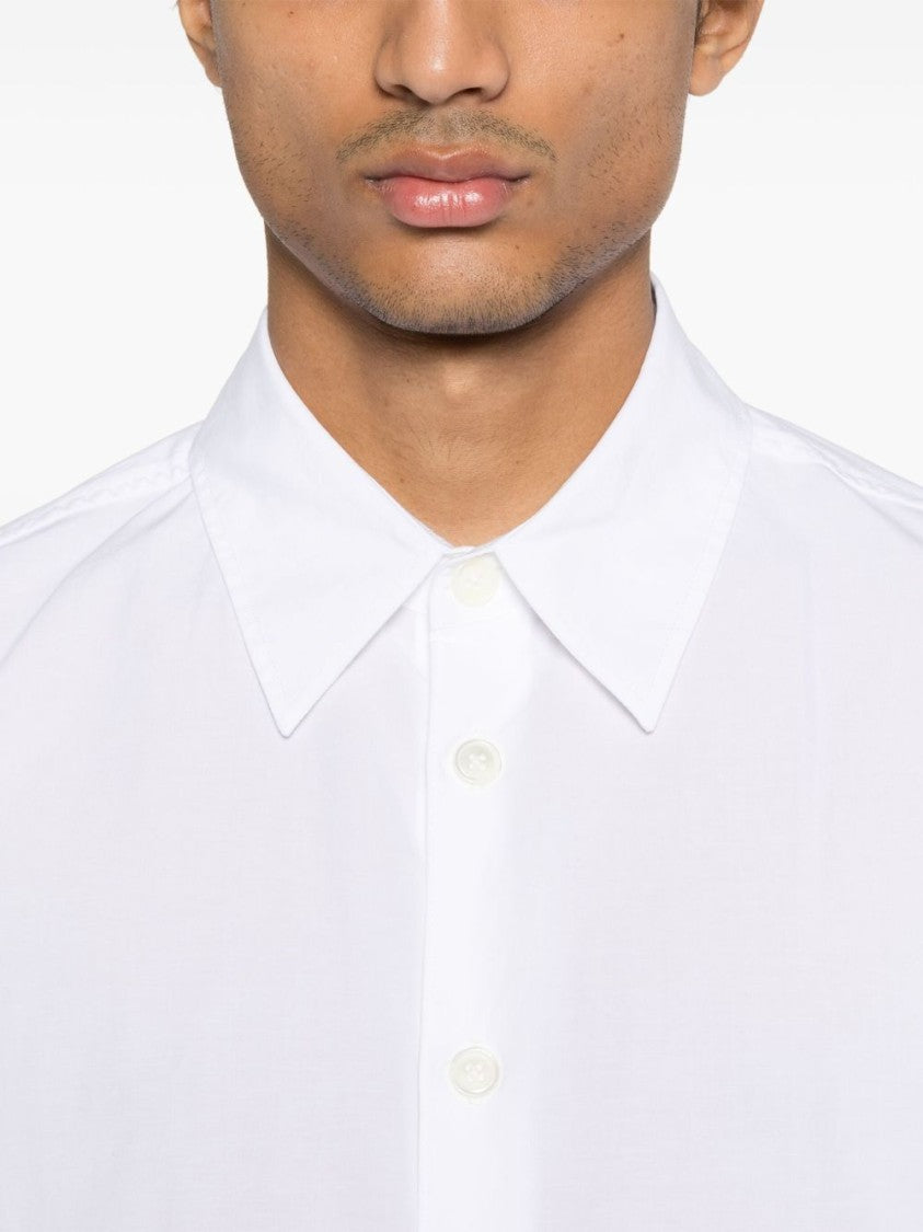 Our Legacy White Button-Down Tencel Cotton Shirt