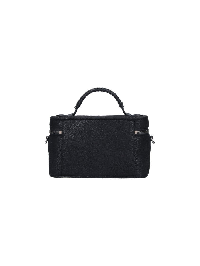 Stella Mccartney Black Falabella Fabric Vanity Bag