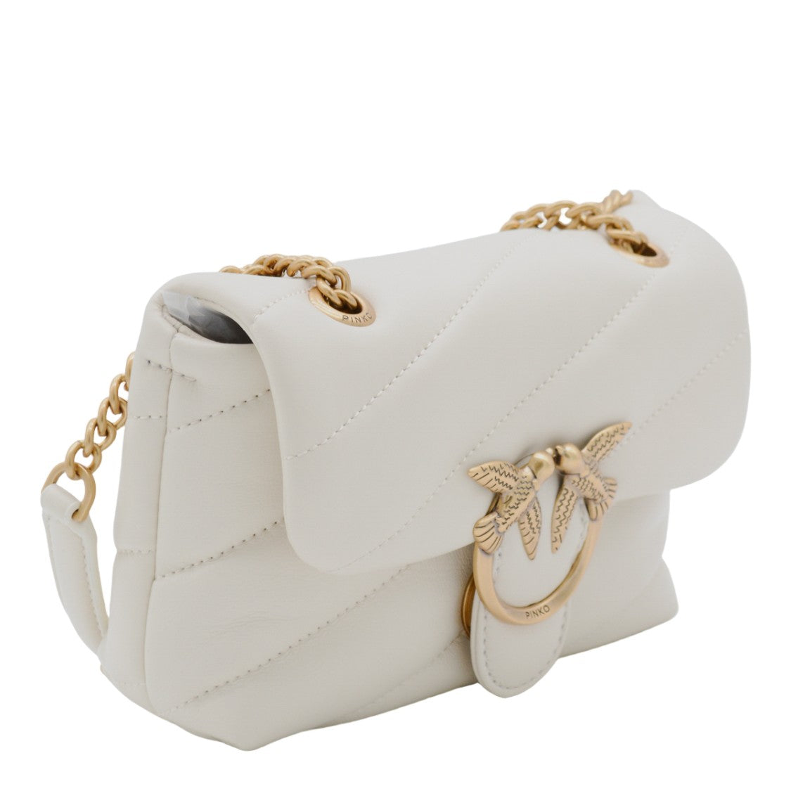 Pinko Small Quilted Bag With Distinctive Bird Clasp