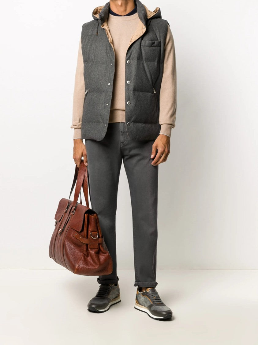 Brunello Cucinelli Finely Knit Pure Cashmere Crewneck Sweater