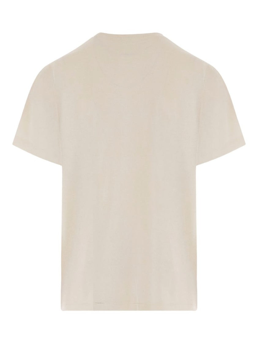 J. W. Anderson White Cotton Logo Print T-Shirt