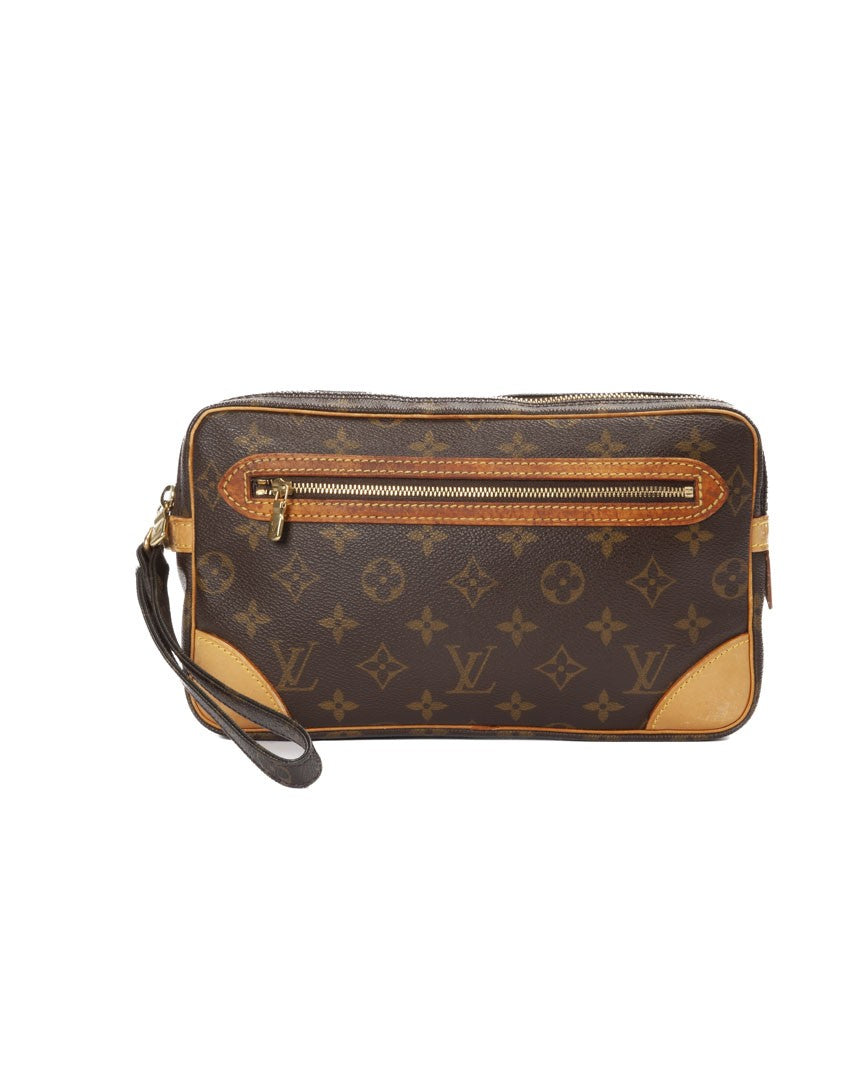 Louis Vuitton Marly Clutch Bag Mm Monogram