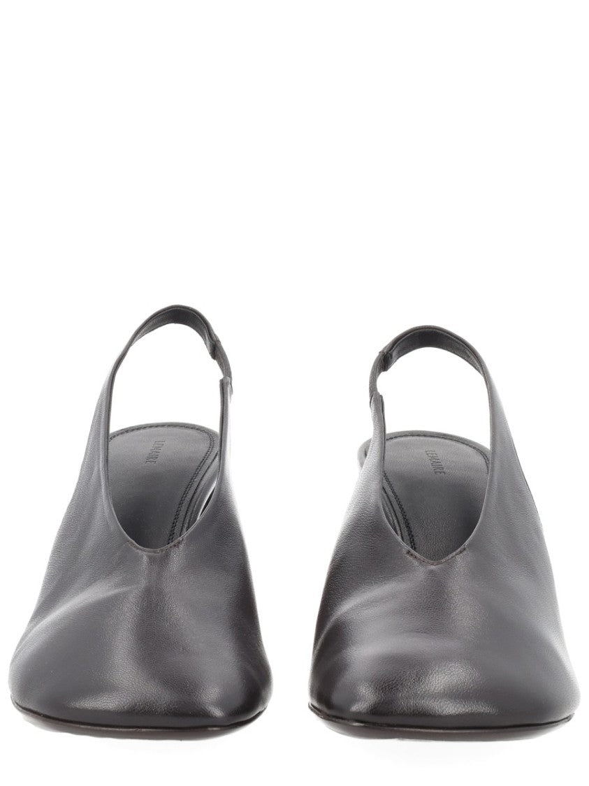Lemaire Neutral Glove Rounded Toe Leather Pumps