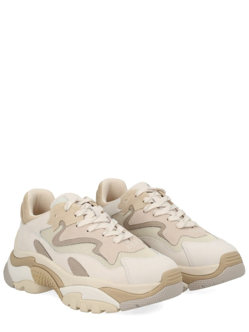 Ash Neutrals Addict Layered Suede Chunky Sneakers